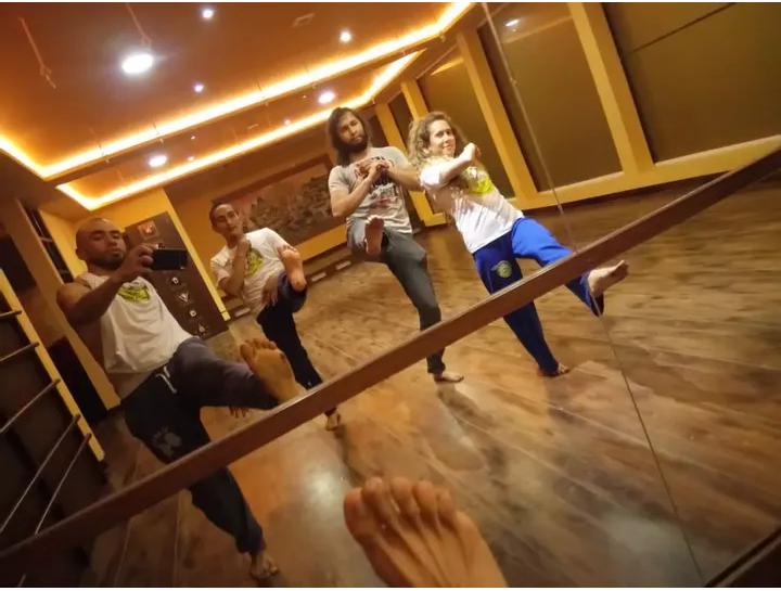 Capoeira with friends